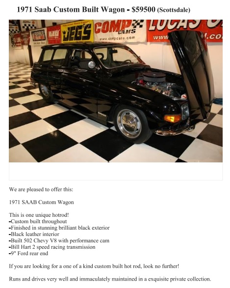 1971 Saab Custom Built Wagon