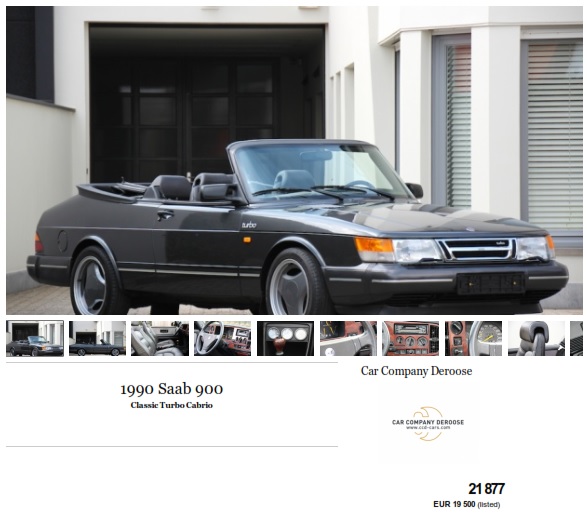 1990 Saab 900 - Classic Turbo Cabrio _ Classic Driver Market