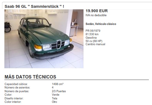 Saab 96 GL _ Sammlerstück _ ! como Sedán en Halstenbek