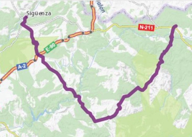 Ruta XXXIV Concentración Nacional Club Saab EspañaSigüenza R